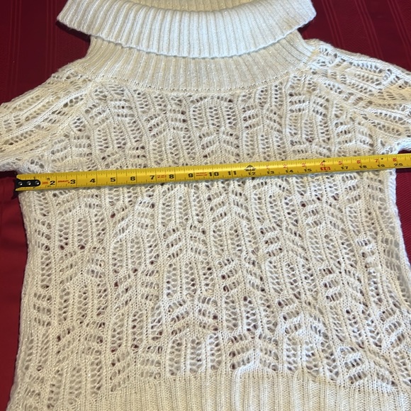 Roz & Ali Women’s sweater - cream and silver glitter - Picture 9 of 11